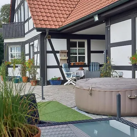 Landidylle Mit Garten, Whirlpool Und Klima Apartment Reken